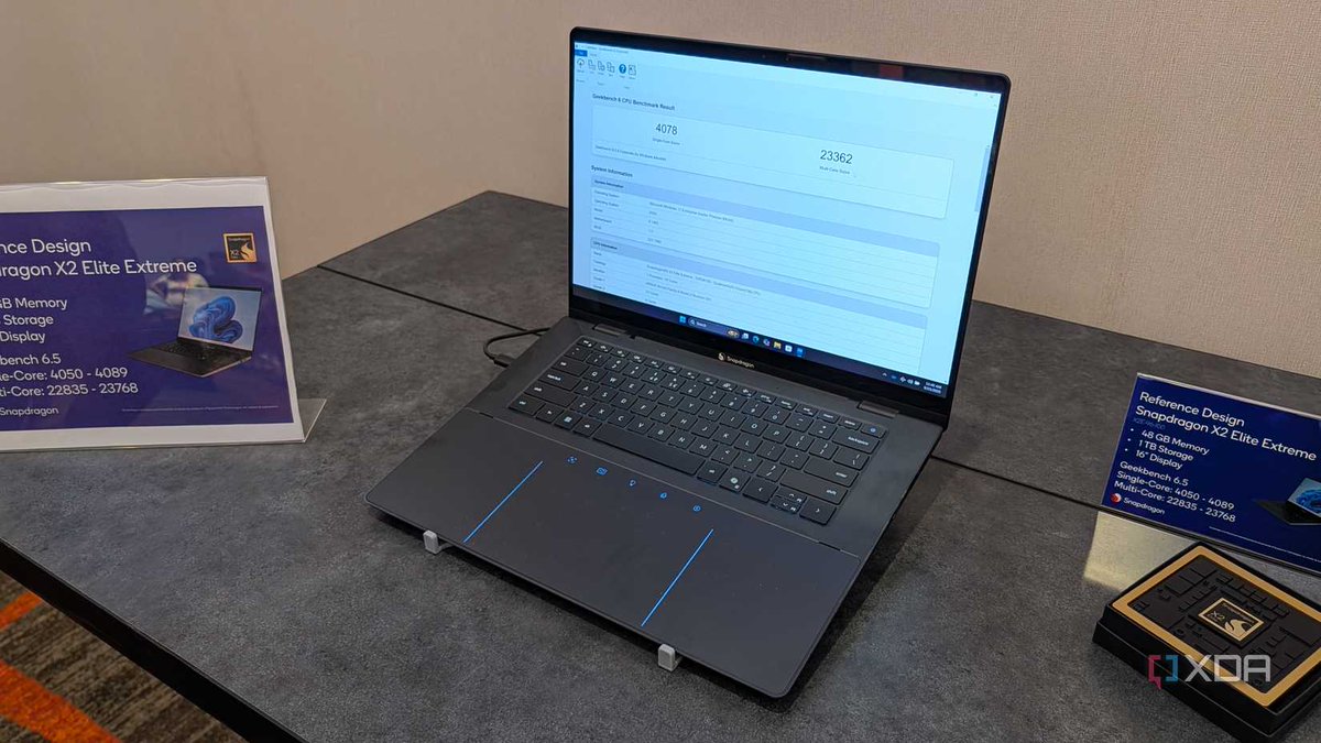 Cavad_b's tweet image. Windows for arm causes a performance loss for X2 elite
X2 elite extreme
4078 / @ 5.0 GHz= 815,6 ppc
8 elite gen 5
3871 / @ 4.59 GHz = 843,3 ppc