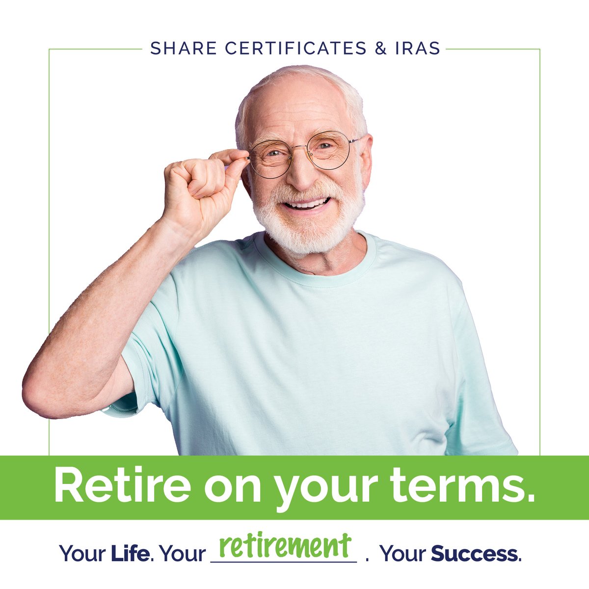 SuccessCU's tweet image. Ready to retire on your terms? 💰 Our Share Certificates and IRAs can help you build the future you envision. Talk to us today about securing your success! #RetirementPlanning #FinancialFreedom #SuccessCreditUnion #YourLifeYourRetirement

successcreditunion.com/bank/cds-and-i…