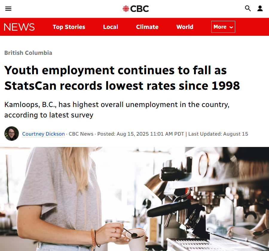 JeffKibbleCML's tweet image. Failed Liberal policies have created an unemployment crisis. With 184,100 people unemployed in British Columbia, and youth joblessness at historic highs, it&apos;s clear that the current approach is not working. It&apos;s time for a change.

Our solution – we will fight to put our youth…