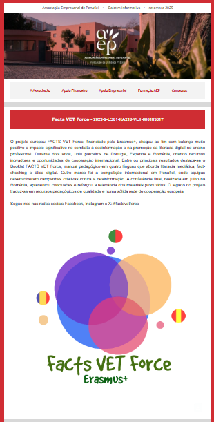 factsvetforce's tweet photo. We are in the September newsletters AEP for entrepreneurs.
#Dissemination #Project #Results #Sharing https://t.co/HxHMoFnpNx