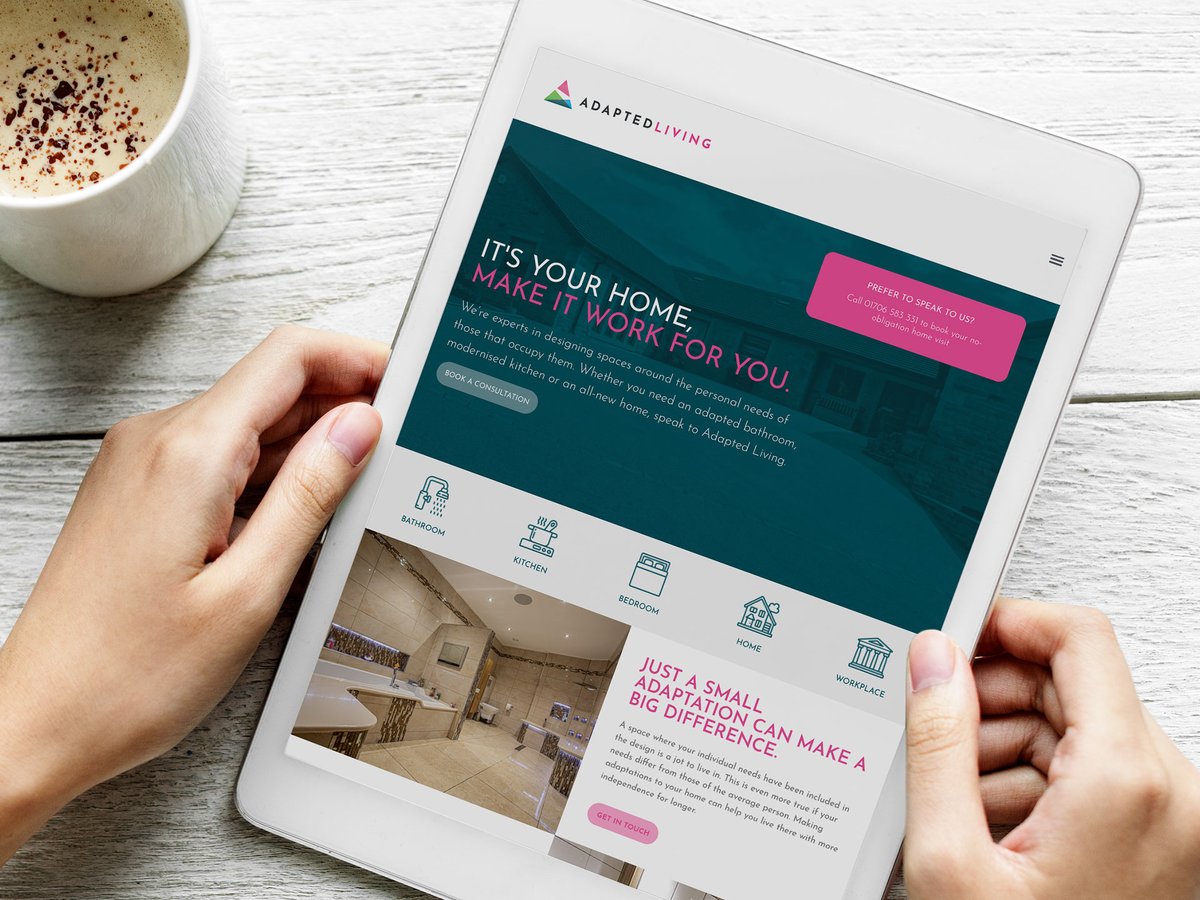 buzzdesign's tweet image. Check out our web design project for Adapted Living who make homes and workplaces more accessible. 🧑‍🦽 This starting block of their online presence allows customers to learn about making spaces more inclusive for all. 😀 #webdesign #websitedesign #digitaldesign #webdev #UIUX