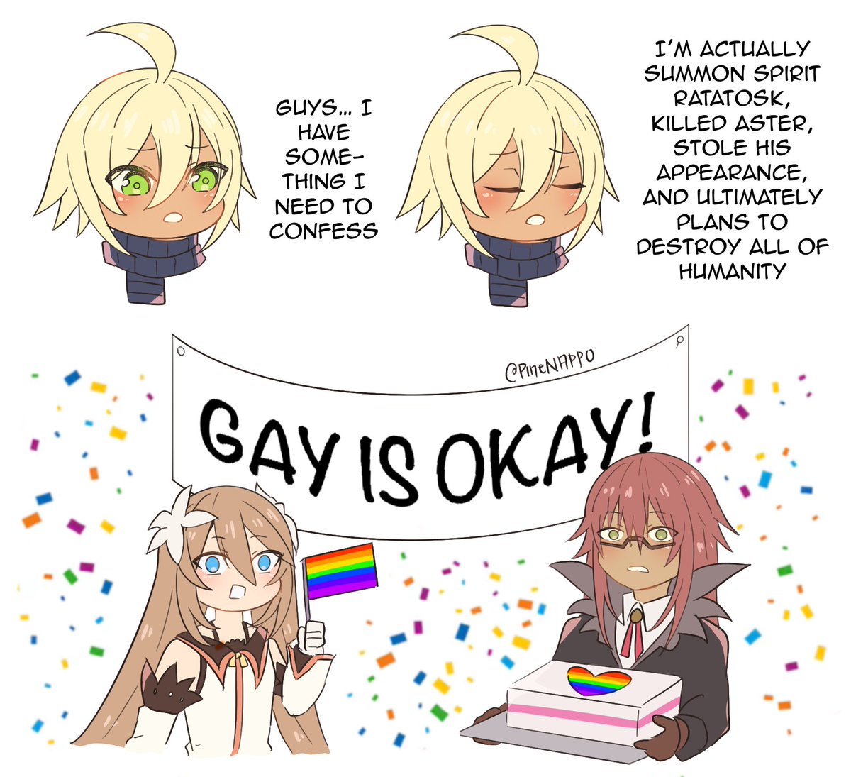 It was just too perfect for Emil that I NEEDED to draw it 😭😭😭