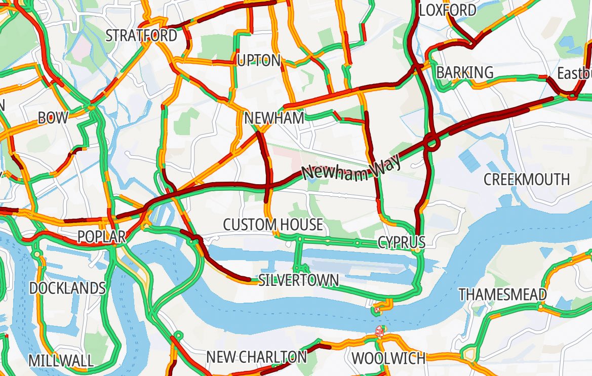 A13, A14 and A12 TRAFFIC tweet media