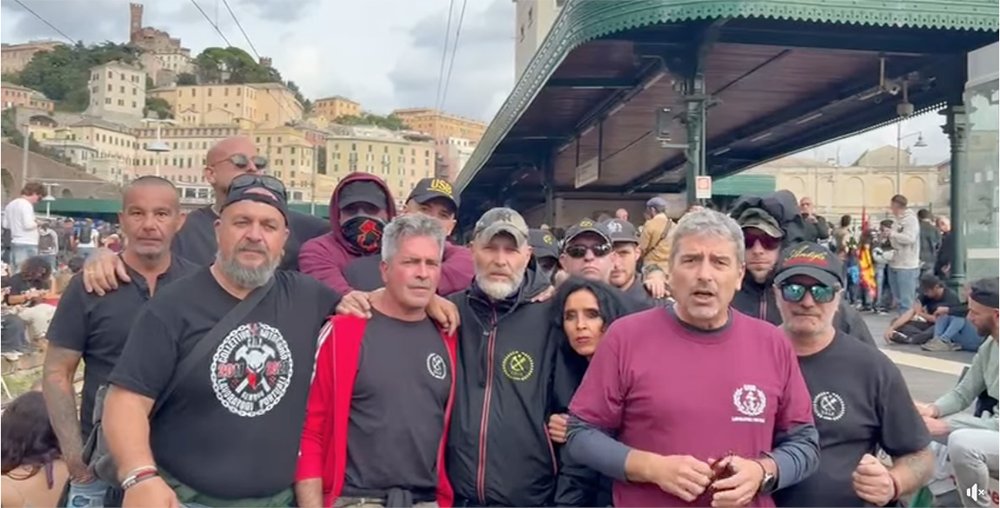 I portuali del Calp "invitano" a Genova il ministro israeliano Ben Gvir che ha insultato i volontari della Flotilla in carcere in Israele - VIDEO genovaquotidiana.com/2025/10/03/i-p…