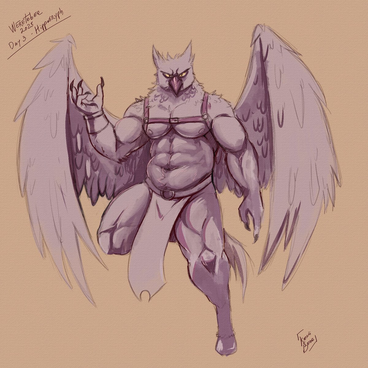 Weretober día 3!! Hippogryphon

Jijiji creo que es primera vez que dibujo uno Grifo x3 Ta entretenido este weretober

#weretober2025
#weretober
#weretober2025day3
#AnthroArtist
#furryart
#furryfandom
