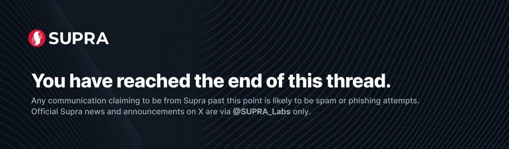 Supra (@supra_labs) on Twitter photo 