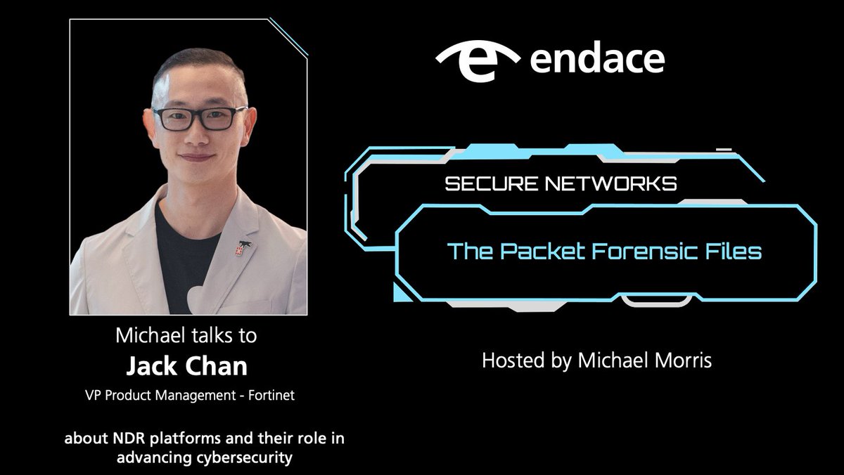 🎙️ New #PacketForensicsFiles Ep. 63!

Michael Morris talks w/ Jack Chan (VP PM <a href="/Fortinet/">Fortinet</a>) on the future of #NDR:
⚡ Cutting alert fatigue
🤖 AI/ML in encrypted traffic
🧑‍💻 Why humans still matter most

Watch 👉 ow.ly/pwIQ50X6fPA

#CyberSecurity #SOC #ThreatDetection