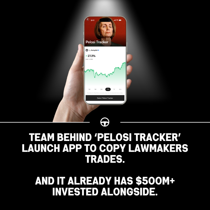 pelositracker's tweet photo. Can’t beat them? Connect your broker to trade like them.