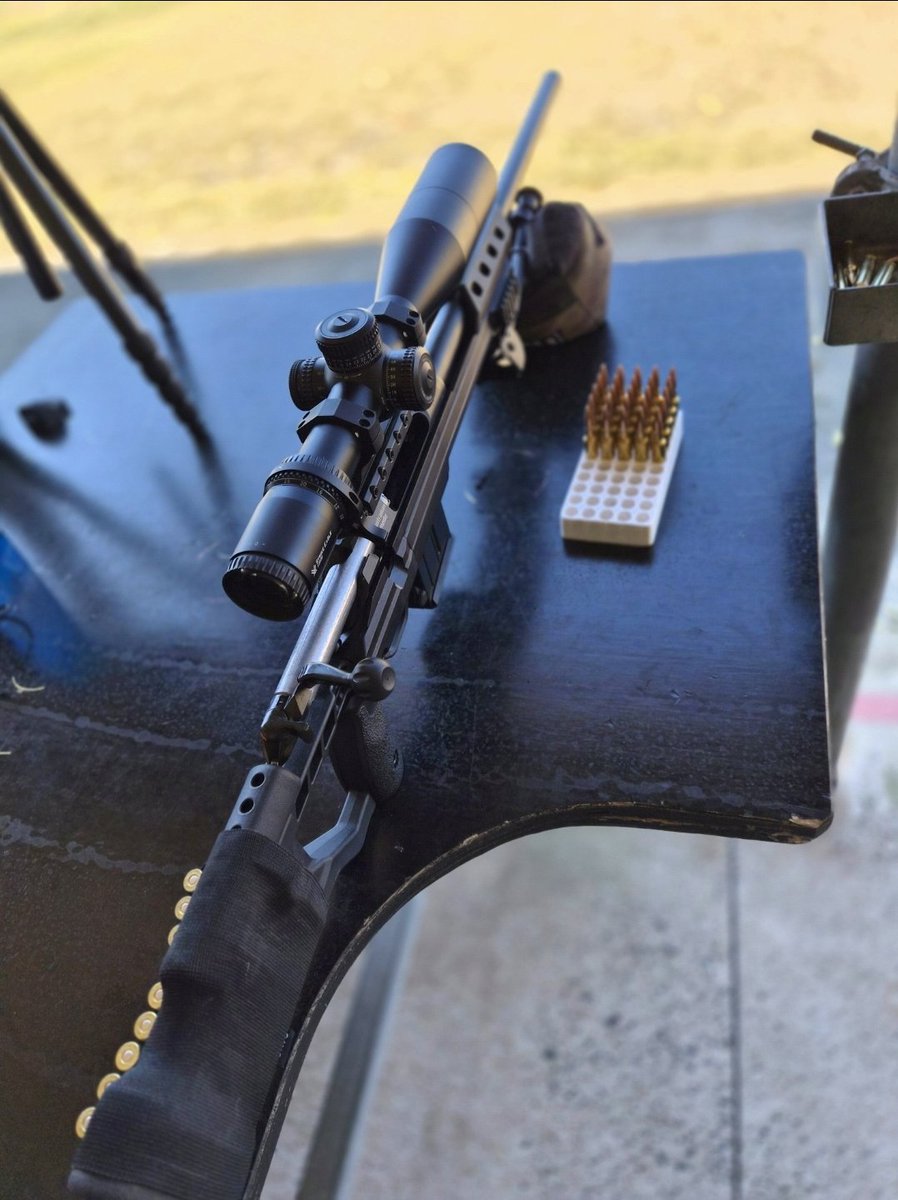 ghostt13__'s tweet photo. Today's wacking sticks #sp15tac #precision 14inch #battlerifle sending @TeamHornady #73grain @TeamHornady #criticaldefence 100m #disoveryoptics optics - 2-12X24 #SFIR #iFFP-MIL #lpvo & #secondary canted 45% @ZeroTechOptics #thrive #hd red dot #longgun la105 6.5 #creedmoor @KRG_W3 xray @VortexOptics & 5-25X56 #strikeeagle #magpul #ir #ngal Green & white light aswell as IR Laser & illuminator sending @TeamHornady #140grain gunners #bthpoints far right is 500m 6.5 #creedmoor