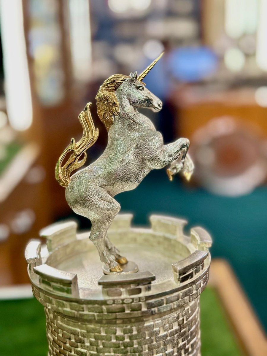 HMS_Str_Castle's tweet photo. We’re delighted to share the progress being made on HMS Stirling Castle’s commissioning silver.
Created by the renowned silversmiths at @langfords1937, the design draws directly from the ship’s crest.
Another step towards our Commissioning Ceremony. ⚓️ https://t.co/S9jn6DK0wu