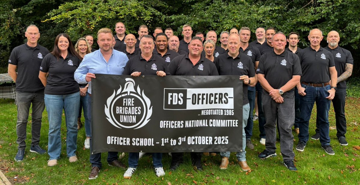 Privileged to host Officer School 2025.

Great discussion and knowledge, provided the finishing touches to the FBU-Officer-Guide-1, on our Flexible Duty System - negotiated in 1985 ✊🏻