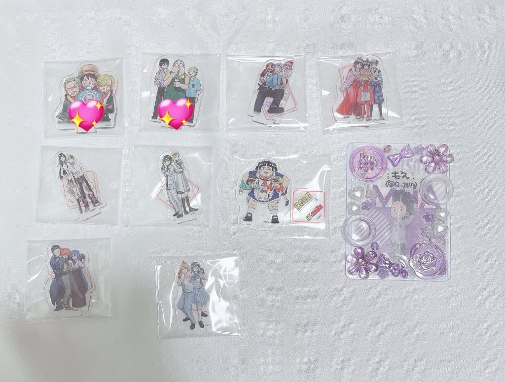 12_2817's tweet photo. 譲渡   ジャンプ  全サ  ミニアクリルスタンド

譲  画像

求  💖400円.他 200円/個+送料

・纏めて優先

画像に印つけてお声かけお願いいたします。
よろしくお願いいたします。 https://t.co/OB5FTEuLpH