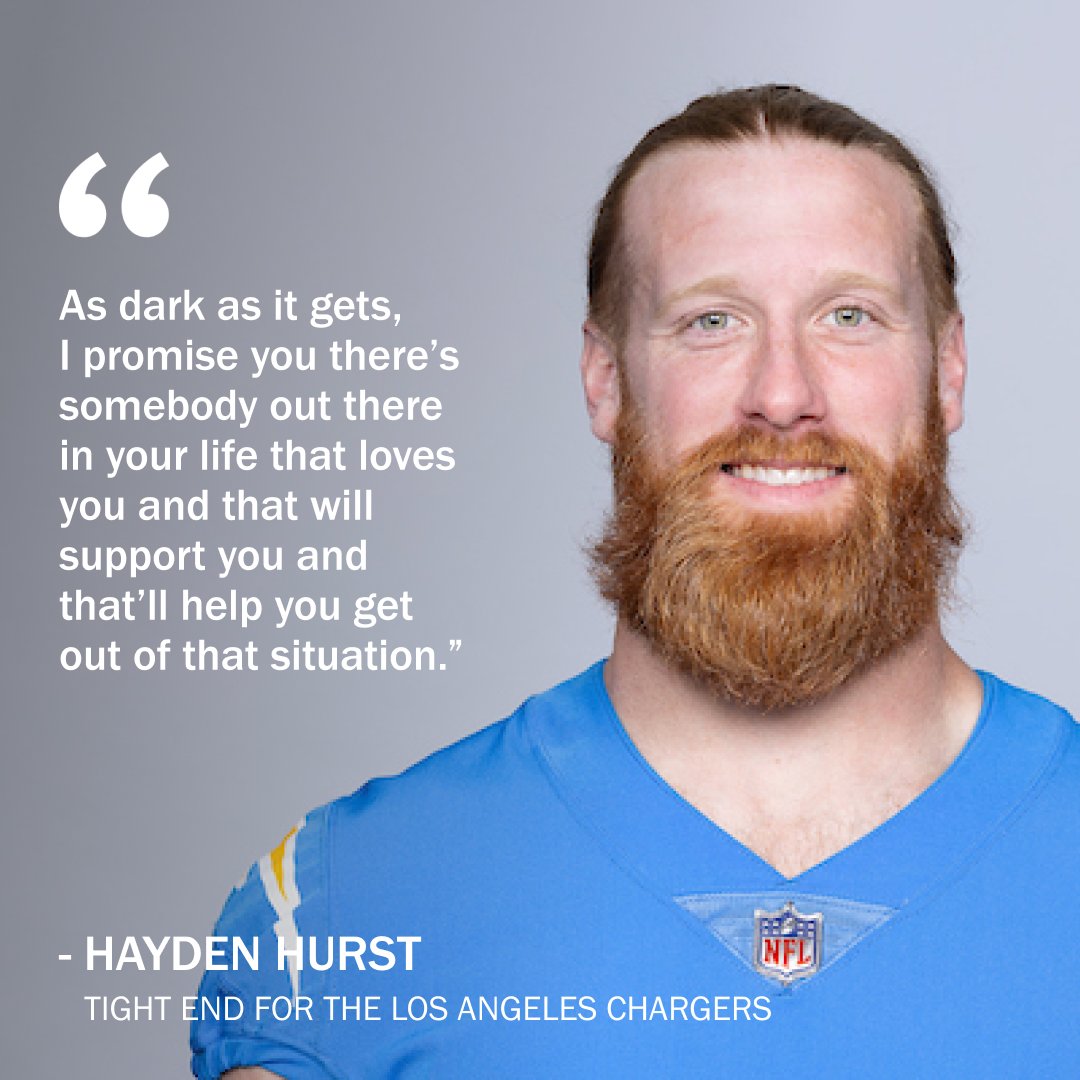 These NFL players know: talking about your mental health isn’t a weakness—it takes strength. 💙 🏈 

Swipe through to hear their advice and remember, you don’t have to face anything alone.