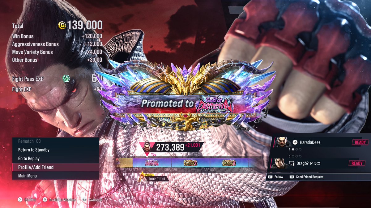 After being so lazy for while  I decided to go into rank and  i Got GOD Lastnight not a bad run might go for GOD1 but definitely need to brush up some of my matchups if I want to do so