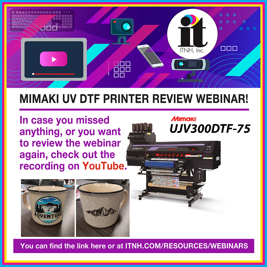 ITNHPrinting's tweet image. Please visit hubs.ly/Q03M45Sh0 for the Recorded Webinar!
Or, click hubs.ly/Q03M44cn0 to open the Webinar in YouTube! #printing #uvprinting #inkjet #print #digitalprinting