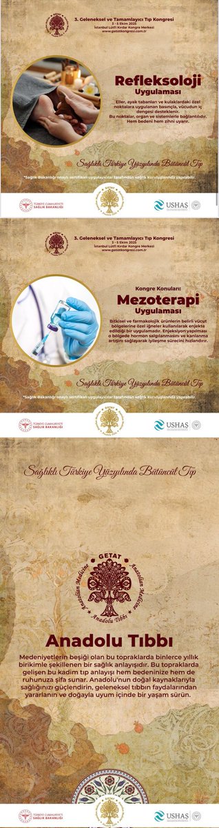 Sağlığın Her Alanında Güçlü Türkiye! 🇹🇷

#GETATKongresi
