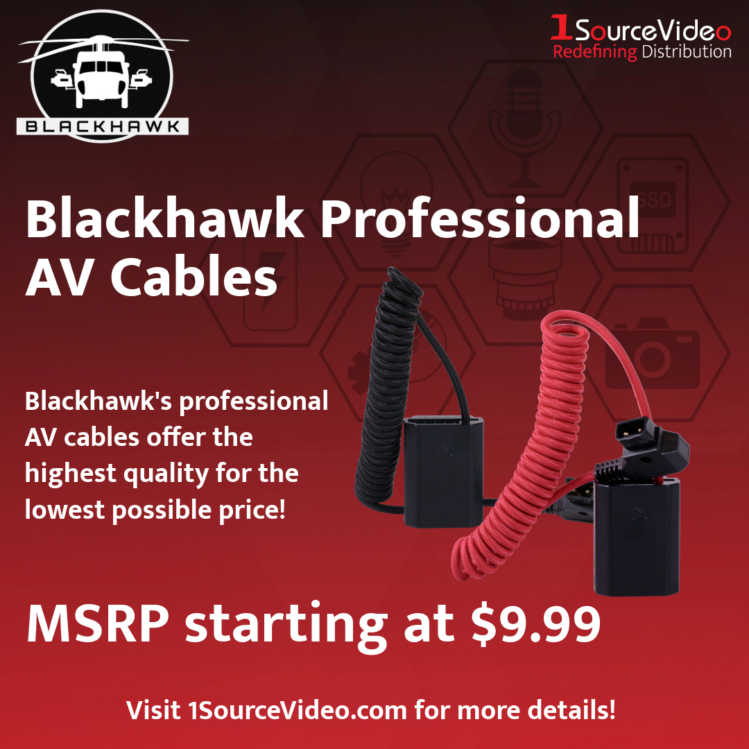 1sourcevideo's tweet image. Experience top-tier audio and video with Blackhawk’s AV cables – engineered for clarity and built to last. ⚡🎬 #BlackhawkCables #AVGear #TechEssentials #video #audio #videoproduction