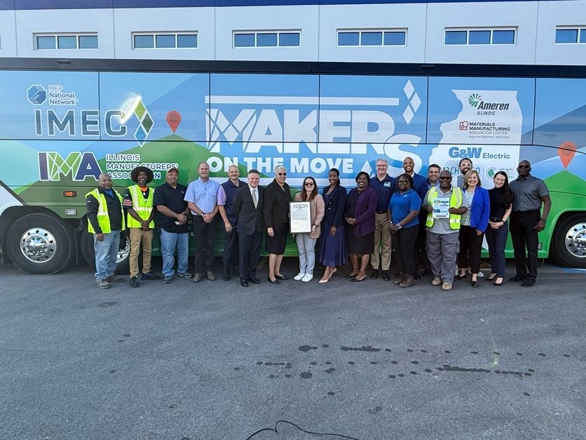 IMEC (@imecillinois) on Twitter photo One way we're celebrating #MFGDay2025 is kicking of the #MakersOnTheMove bus tour with <a href="/IMA_Today/">Illinois Manufacturers' Association (IMA)</a> at The Will Group!
What a great way to start off the week-long tour celebrating the innovation, community, and future of our industry!
#ManufacturingMonth#IllinoisManufacturing One way we're celebrating #MFGDay2025 is kicking of the #MakersOnTheMove bus tour with <a href="/IMA_Today/">Illinois Manufacturers' Association (IMA)</a> at The Will Group!
What a great way to start off the week-long tour celebrating the innovation, community, and future of our industry!
#ManufacturingMonth#IllinoisManufacturing
