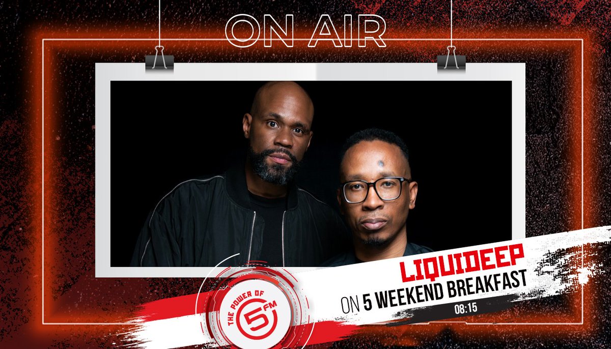 .<a href="/LiquideepSA/">Liquideep</a> is back together, and the nation is celebrating! So, naturally, #5WeekendBreakfast is crowning them Saturday's Most Important People in SA. Tune in at 8 am to hear from this comeback duo 🤩