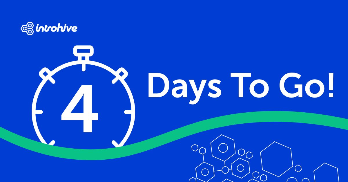 Introhive's tweet image. 4 days until the future of Relationship Intelligence! Learn how Introhive empowers firms to create more opportunities and gain a competitive edge with fewer resources. #IntrohiveTransformed #RelationshipIntelligenceRevolutionized