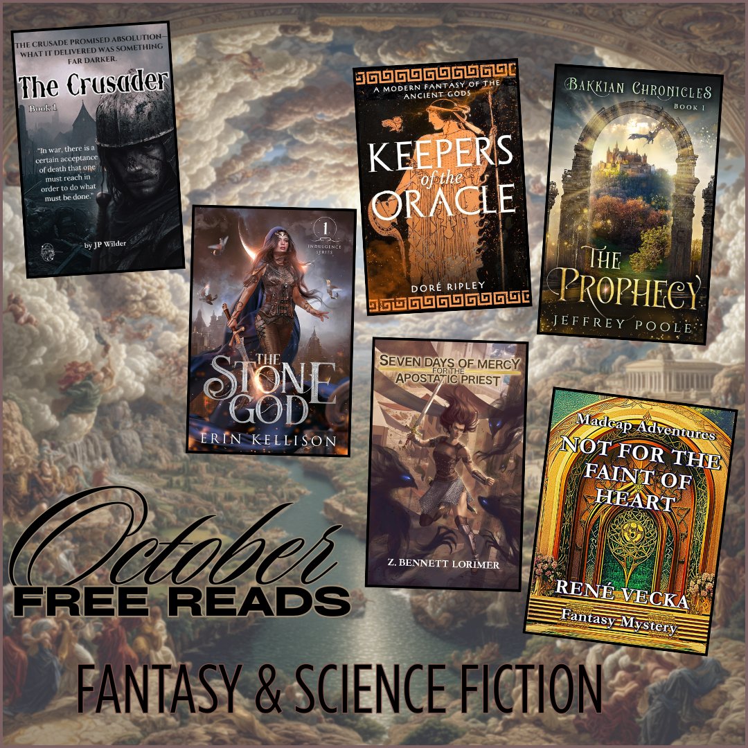 🚀✨ Fantasy &amp; Sci-Fi October Freebies Are Here!
✨ October only: Dive into a treasure trove of free fantasy and sci-fi tales crafted by an extraordinary group of authors. Journey through enchanted lands, futuristic horizons, and timeless adventures—all carefully curated to