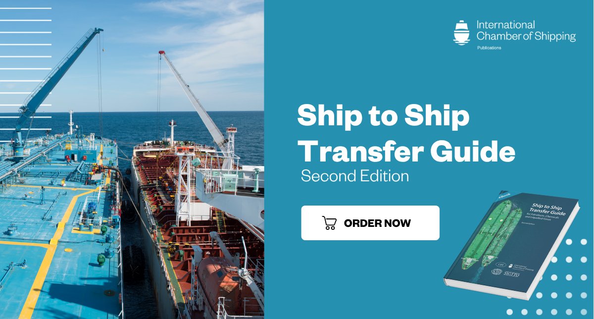 shippingics's tweet image. The Ship to Ship Transfer Guide for Petroleum, Chemicals and Liquefied Gases, the definitive industry reference for safe and effective STS operations, is available to order now. 

ics-shipping.org/publications/s…

#Maritime #Shipping #Guides #ShiptoShip #Chemicals