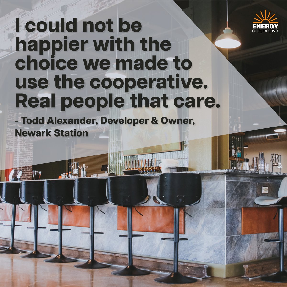 We’re proud to highlight Newark Station, a transformative redevelopment project in Newark. This mixed-use destination integrates thoughtfully designed lofts, hospitality venues &amp; recreational spaces — all powered by natural gas from us.🔥 

📲 myenergycoop.com/members-matter