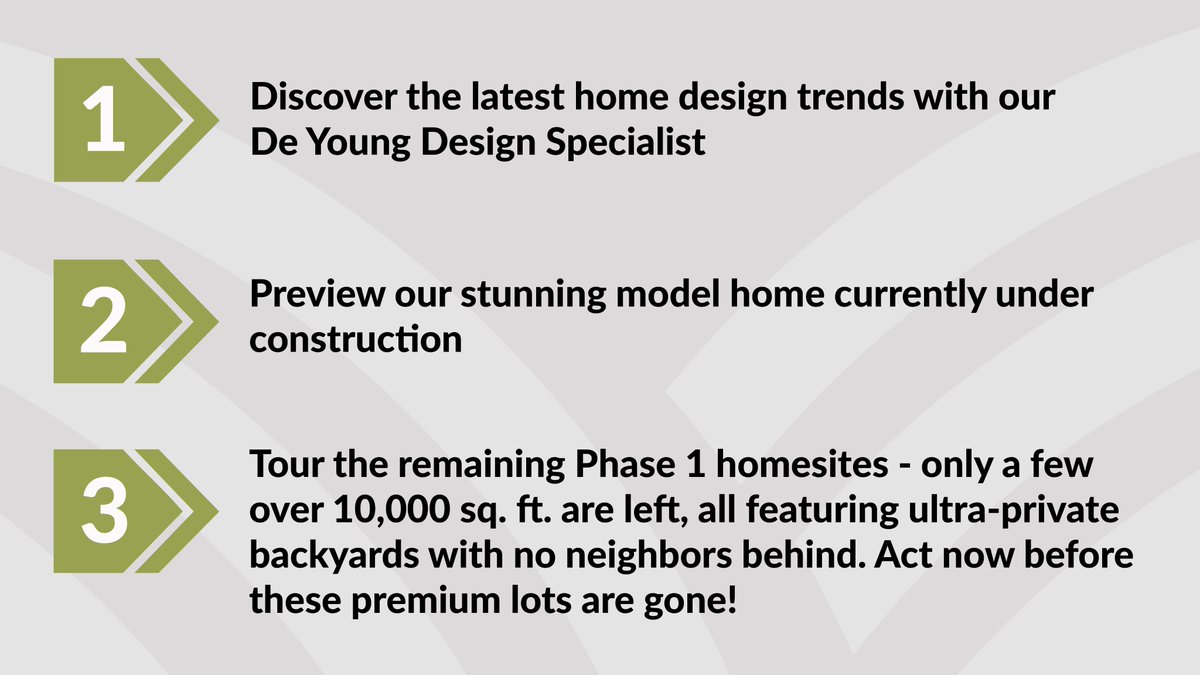 DYProperties's tweet photo. ✨ You’re invited! Join us Saturday, October 11 at 10AM at De Young Summit at The Preserve for our Model Home Tours & New Design Trends event.
🌐 Learn more: https://t.co/Tns3rJI91r
📞 RSVP today at 1-559-354-9707!
#DeYoungProperties #ModelHomeTour #DesignTrends #FresnoHomes https://t.co/kIbtb2EE8p