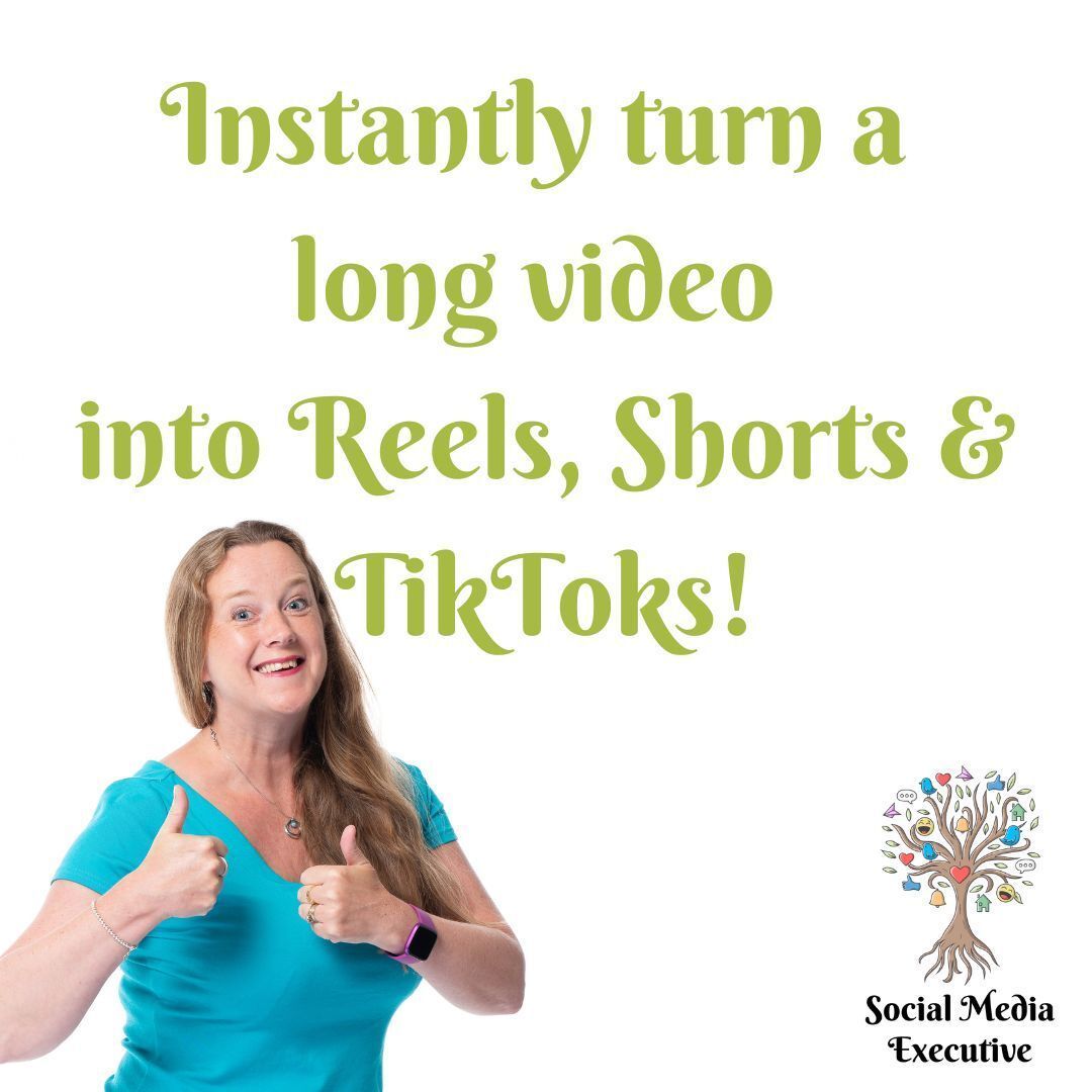 BecsBate's tweet image. Join me live on LinkedIn on Monday 12:30pm 

I’ll be showing you how to take one landscape video and, with a little help from AI, instantly repurpose it into multiple portrait clips that you can use on Instagram Reels, TikTok and YouTube Shorts.

#VideoEditingTools #AIVideoTools