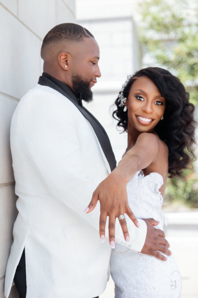 KayyAudae's tweet image. Ya girl is married 🤍💕🫶🏾🥹 #Mrs.Hampton