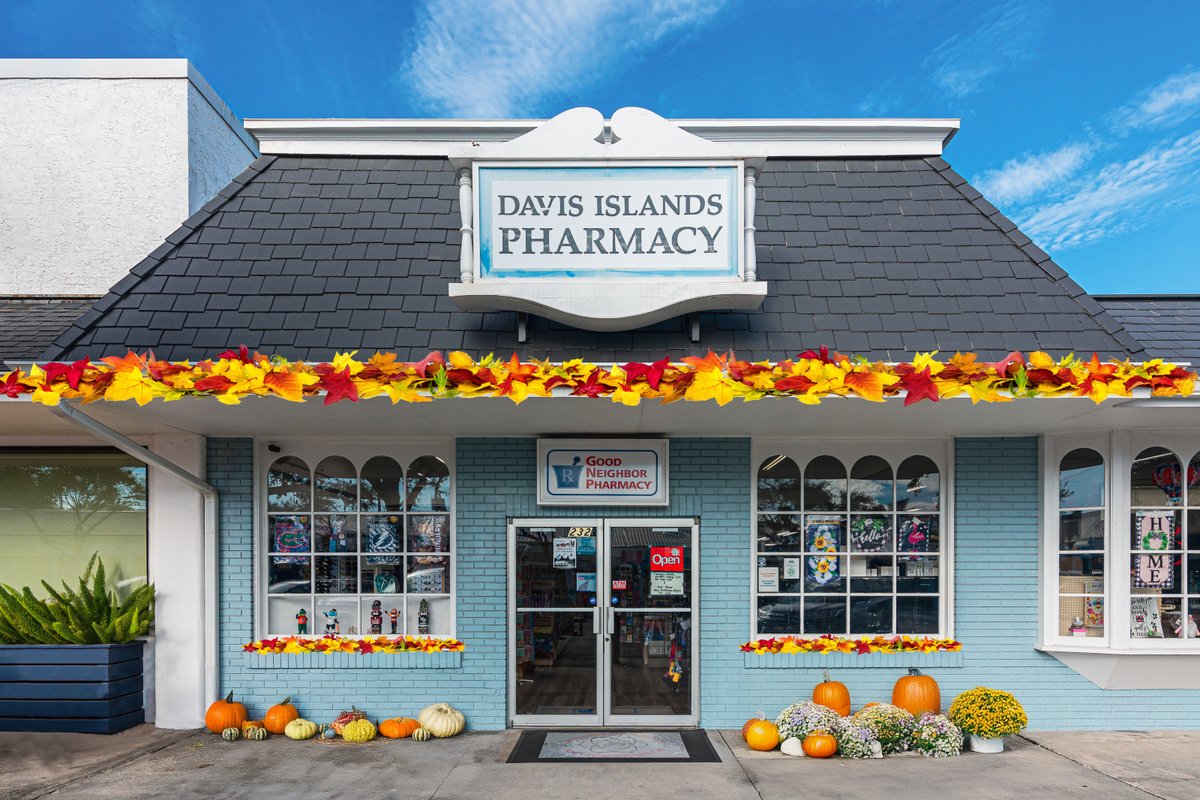 DIPharmacy1's tweet photo. Fall is here, and so are immune challenges! Stop by Davis Islands
Pharmacy for vitamins and OTC products to keep you healthy this season.🍂
#ImmuneSupport #ShopLocal https://t.co/l0S2Bo46dX