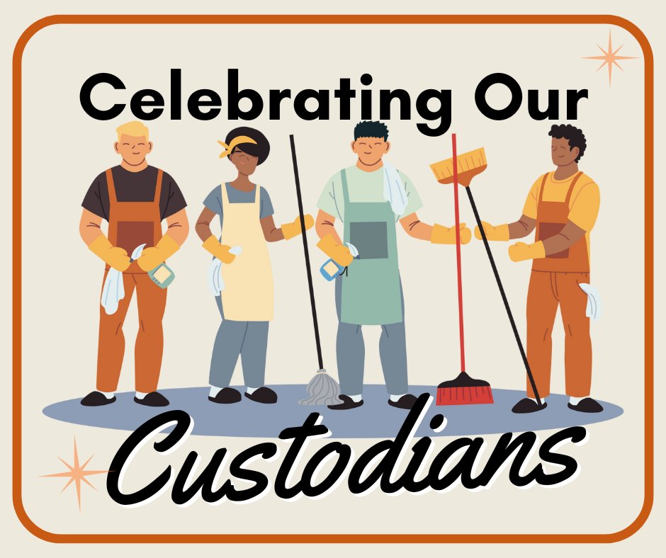 Today and every day, we celebrate our custodial staff. These amazing individuals ensure that our schools are clean and safe for our students, staff, and community. Join us in showing appreciation to our custodial team for the hard work they do every day! #RomeisHome