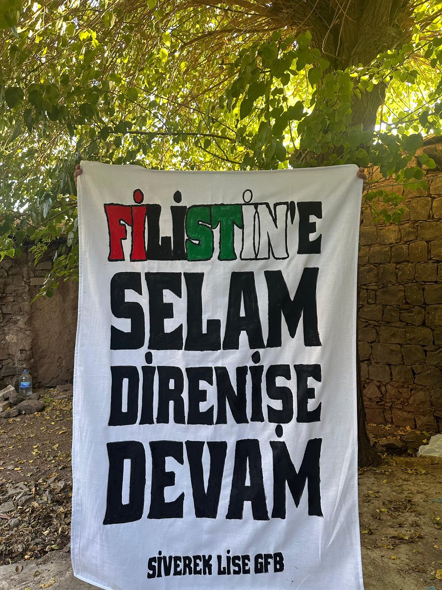 Siverek_LiseGFB's tweet photo. FİLİSTİN’E SELAM DİRENİŞE DEVAM.

#lisegfbsiverek https://t.co/OFJUhHJkp1