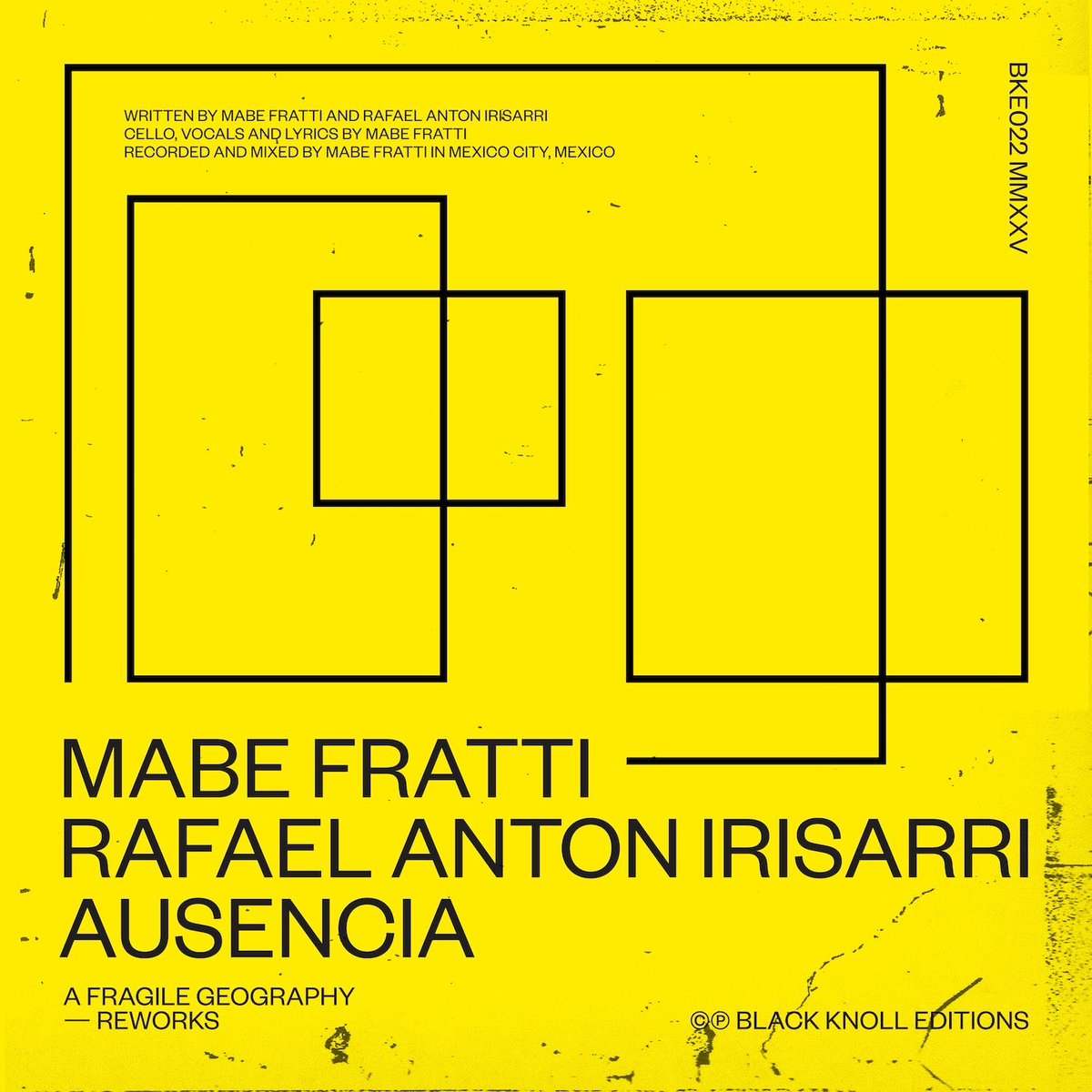 Mabe Fratti (@mabefratti) on Twitter photo Hice un rework para la canción “Hiatus” de <a href="/blackknoll/">Rafael Anton Irisarri</a> — disponible todos ladosssss Hice un rework para la canción “Hiatus” de <a href="/blackknoll/">Rafael Anton Irisarri</a> — disponible todos ladosssss