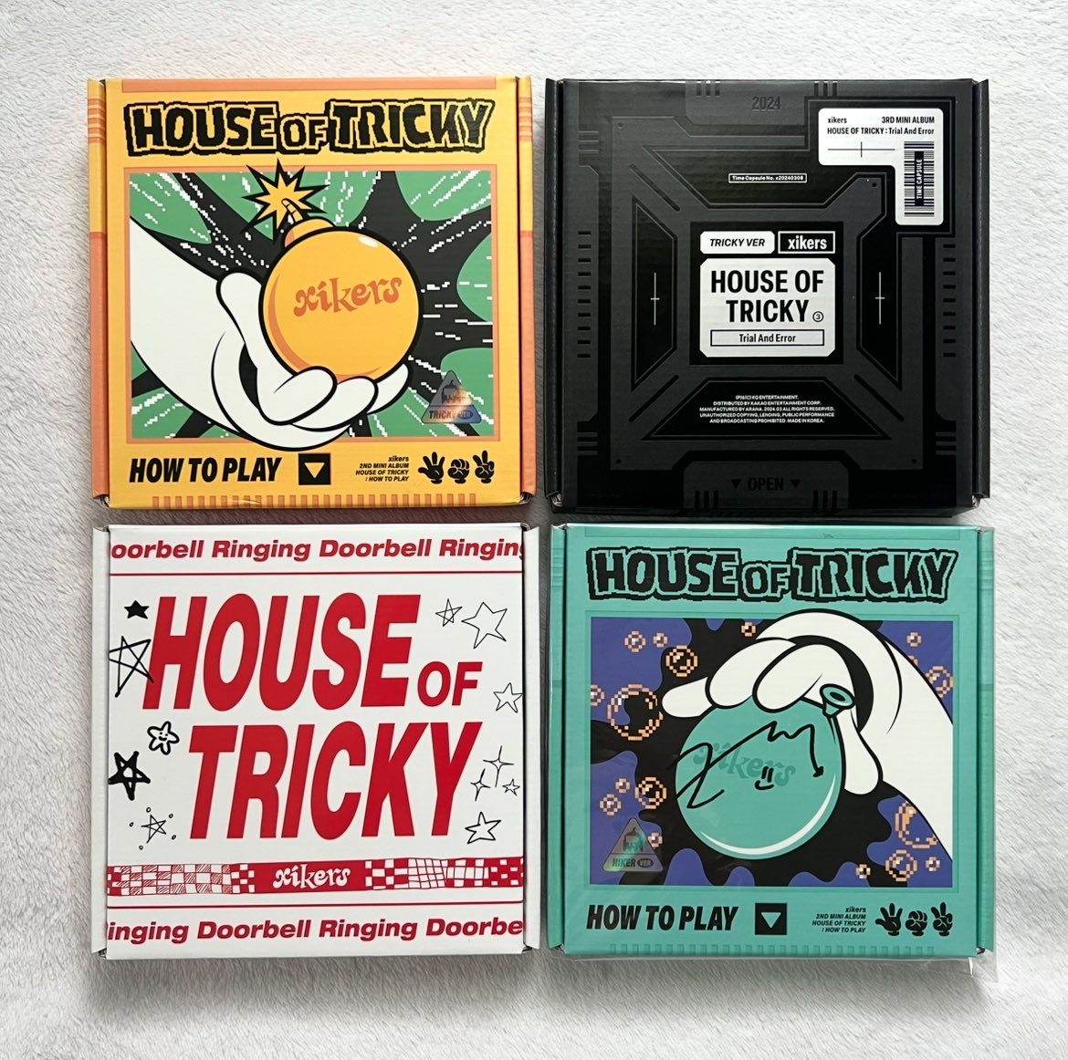 jonghell2's tweet image. WTS [USA/ WW]

Selling: 🔖 Xikers [House of Tricky]
➕ Junmin photocards

Want: 🔖 $60 for all (free tracked shipping to USA)

signed album: 
Yechan Doorbell Ringing
Junmin How to Play

💬Comment or DM to claim
pc sale Minjae Jinsik Hunter Hyunwoo Junghoon Seeun Yujun Sumin