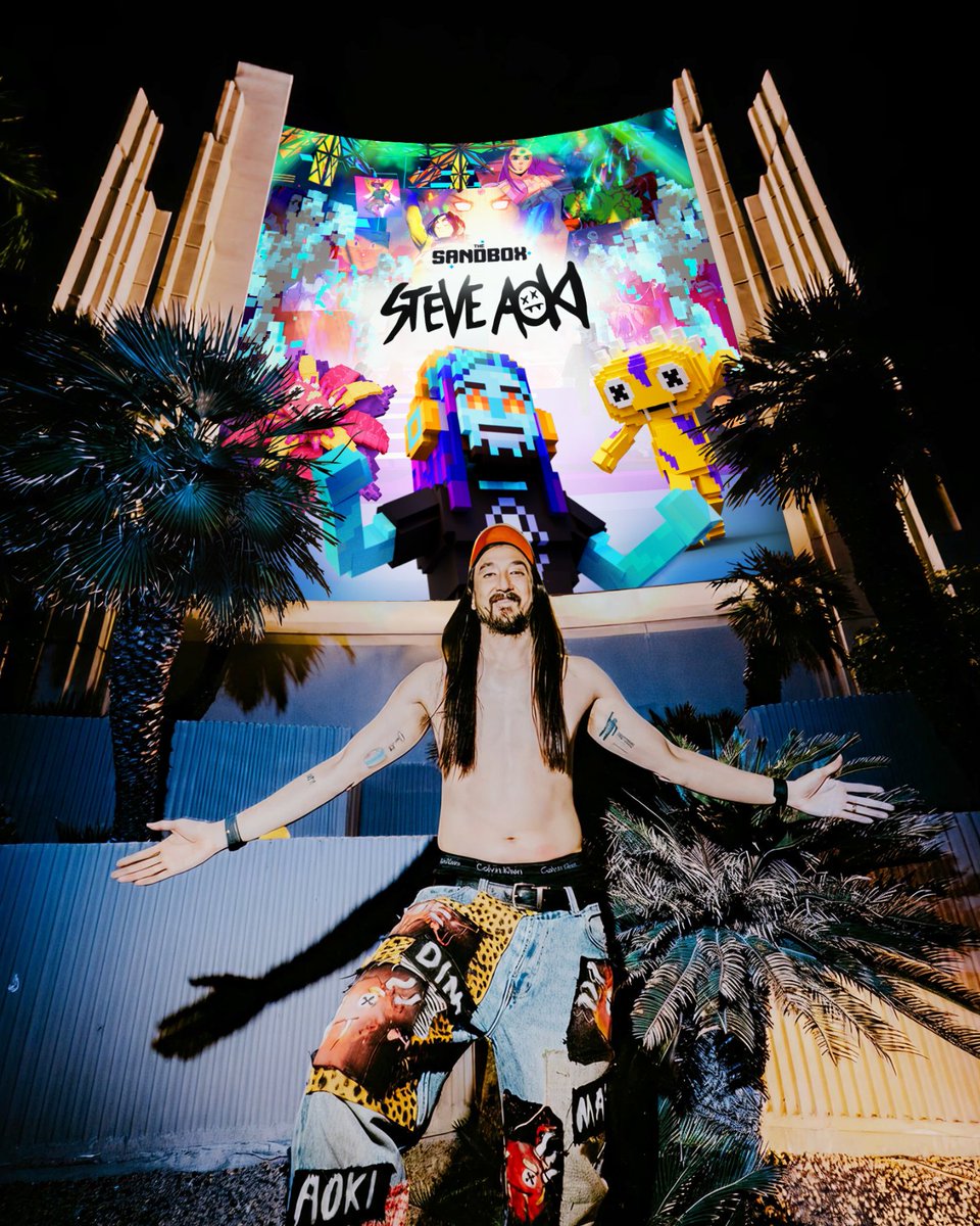 ami1kumar's tweet photo. this was cool @steveaoki @TheSandboxGame https://t.co/avjPeqV7x9