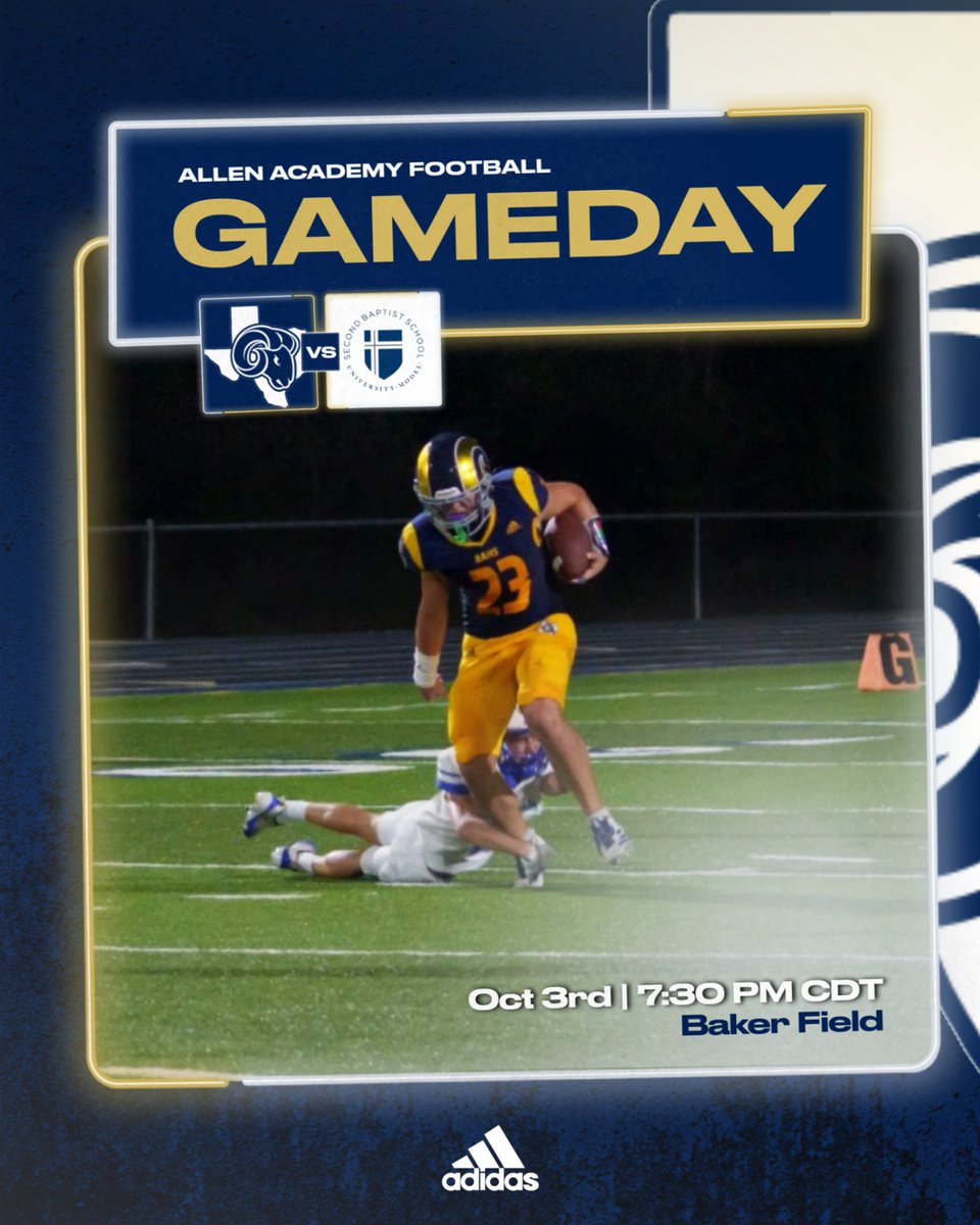 Allen Academy Rams Football tweet media