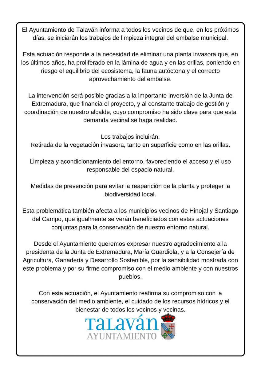 ¡Que importante es que todos rememos en la misma dirección!

El Ayuntamiento dijo que lo haría en breve y las noticias que publica, así lo festejan. 

Estaremos atentas a las obras de limpieza. <a href="/destacar/">ISABEL FERNANDEZ AR</a> <a href="/todos/">todos</a>