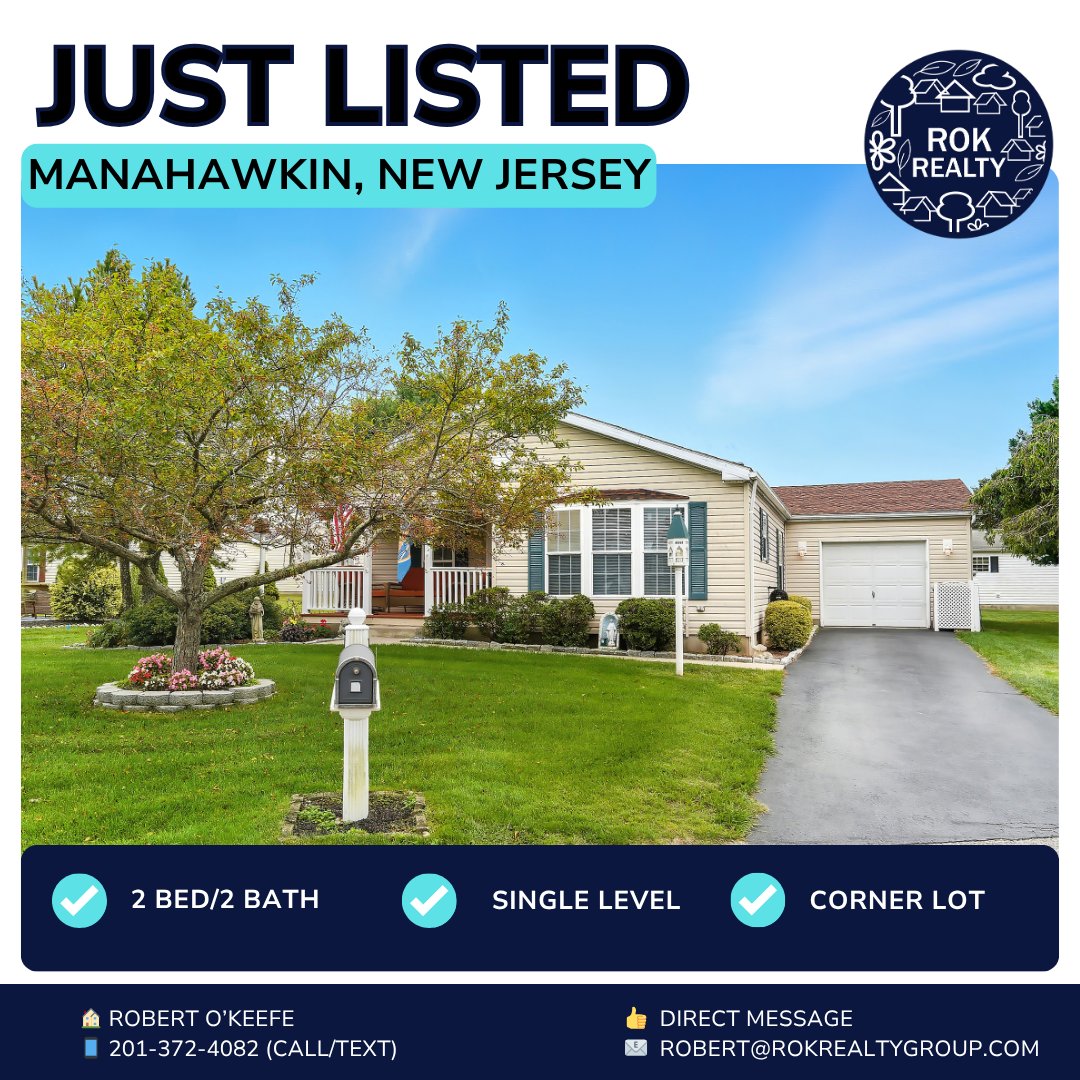 rokrealty's tweet image. Just Listed

#rokrealty #manahawkin #singlelevelhomes #newjersey #perrylane #nj