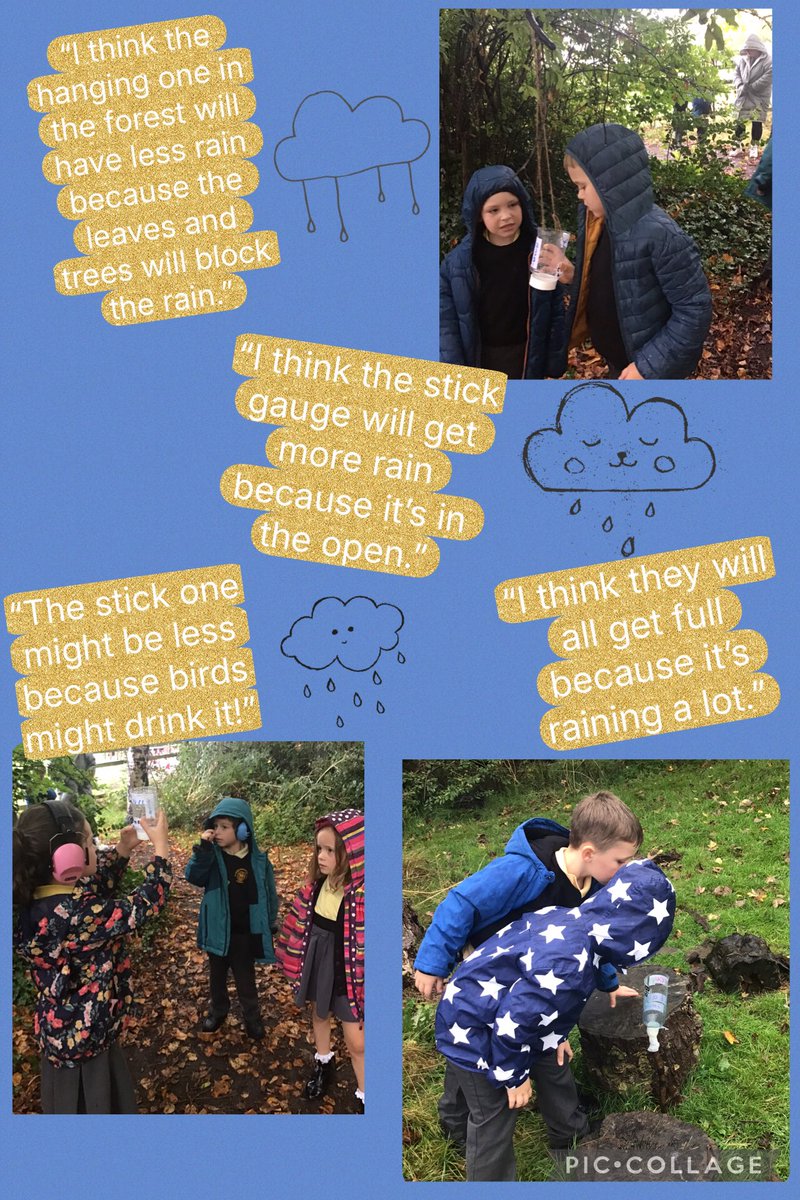 Stjohnscoventry's tweet image. Year 1 mixed outdoor learning with a science experiment today making their own rain gauges to measure the rainfall. We have created a table to record our data and have made predictions. We have checked them this afternoon and will check again Monday. #Science #PracticalLearning