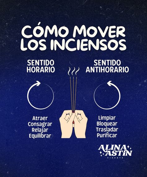 eltarotista56's tweet photo. Hay muchas personas que desconocen cómo mover los inciensos, según lo que desean lograr.
Ésta imágen les ayudará mucho al momento de encender su incienso y hacerlo correctamente.
#Inciensos #Sahumerios #EnergiaPositiva #Espiritualidad https://t.co/IQO09RiLD1
