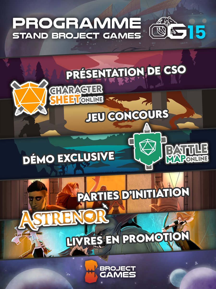 CSOapp's tweet photo. 🎲✨ @Octogones  approche… et on ne vient pas les mains vides 👀
Au programme :
⚔️ Parties d’Astrenor
🎁 Jeux concours &amp; promos exclusives
📱 Démo de notre nouvelle appli BMO
📍 10 → 13 octobre au Double Mixte (Villeurbanne)
On vous attend nombreux ! 🔥
#Octogones #JDR https://t.co/gc46gerXw8