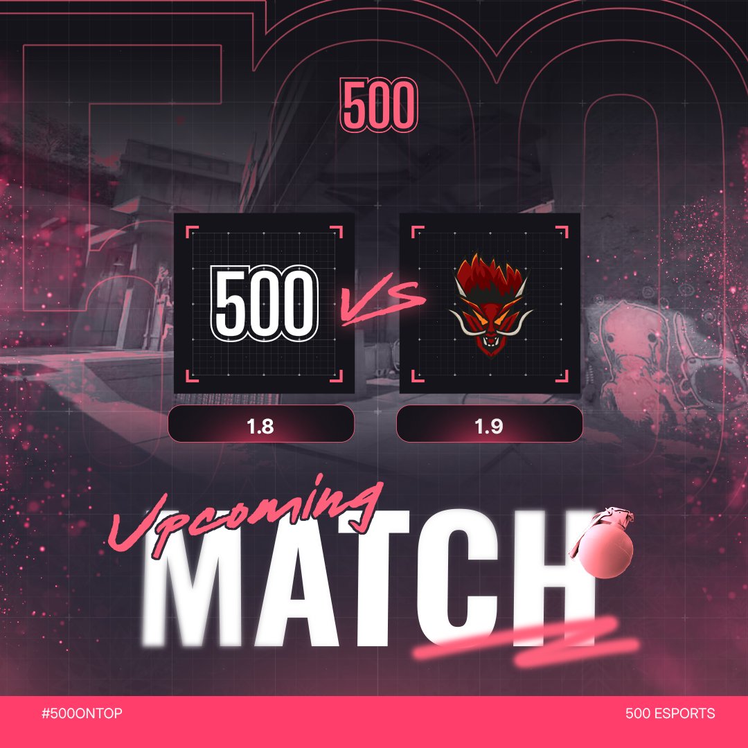 500esports's tweet photo. Time to complete the comeback in @GalaxyBattleCS and make it through the the playoffs. Our 2-2 swiss stage match is kicking off soon

🆚 @sangalgg 
🕖 19:00 CEST
📺 https://t.co/1Yk8iIhOXT

Place your bets here 👉 https://t.co/tG45UKXaBz https://t.co/qEJ8AAiGYM