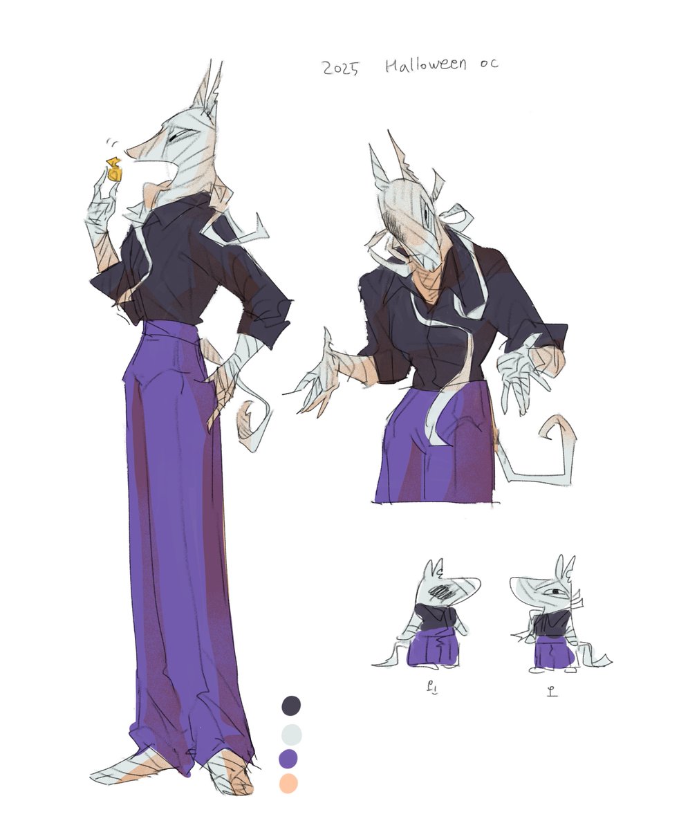 2025년 할로윈 오너캐 디자인 이번에 빠르게생각남