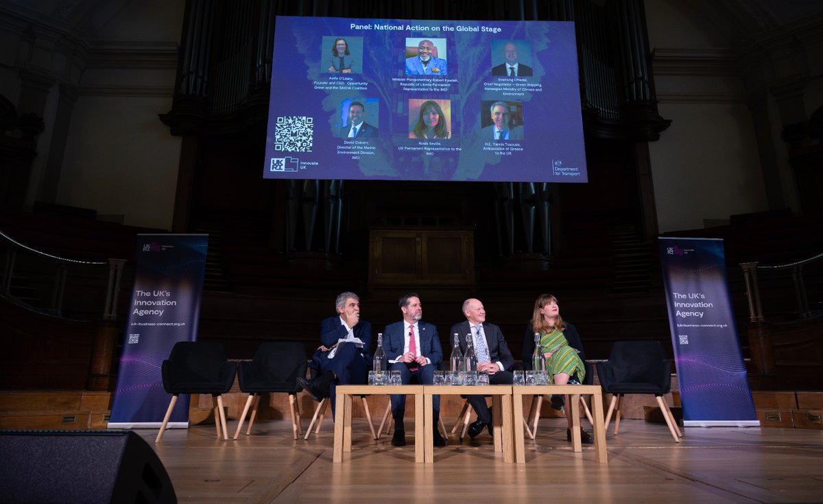 GreeceinUK's tweet image. 🚢 September was a pivotal month for global maritime dialogue in the 🇬🇧

At #LISW25, Amb. Yannis Tsaousis joined a #CleanMaritimeDay panel (Sep 18) to discuss maritime #decarbonisation

He outlined 🇬🇷 Greece’s efforts—incl. within the EU &amp;amp; IMO—for a sustainable #energytransition