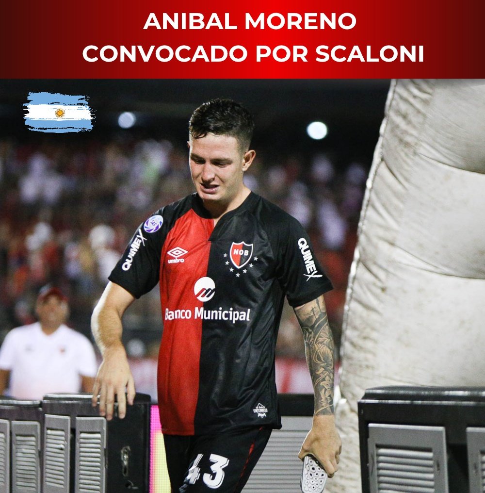 🙌🏽 Surgido de nuestra cantera, Anibal Moreno fue convocado por Scaloni para los amistosos de 🇦🇷 en Estados Unidos

Felicidades Anibal!! 🔴⚫️🇦🇷