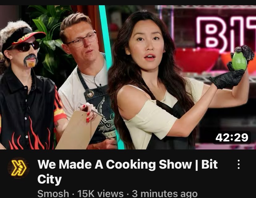 meatballnews93's tweet photo. Smosh The Cooking Show

Angela Giarratana is featured in a new Smosh YouTube video!

#angelagiarratana #damienhaas #chansemccrary #courtneymiller #arasha #trevorevarts #tommybowe #anthonypadilla #ianhecox #oliviasui #keithleakjr #noahgrossman #joshscherer #smosh #youtube #bitcity https://t.co/2P39KJ6FIr