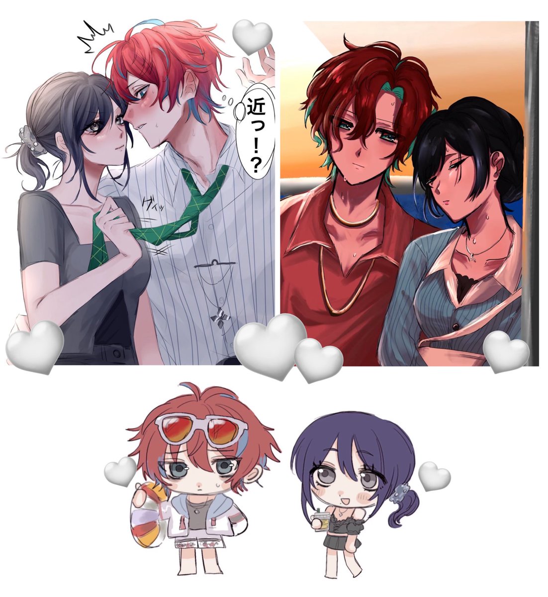Rss_2251's tweet photo. 描き合いしたりお話できるお友達欲しいです🎶画像1～3絵柄/4自カプ🫶🏻𝜗𝜚

 #夢絵師さんと繋がりたい  #夢絵描きさんと繋がりたい https://t.co/gZ4KQG7ndf