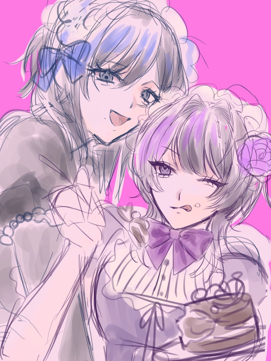 Rss_2251's tweet photo. 描き合いしたりお話できるお友達欲しいです🎶画像1～3絵柄/4自カプ🫶🏻𝜗𝜚

 #夢絵師さんと繋がりたい  #夢絵描きさんと繋がりたい https://t.co/gZ4KQG7ndf