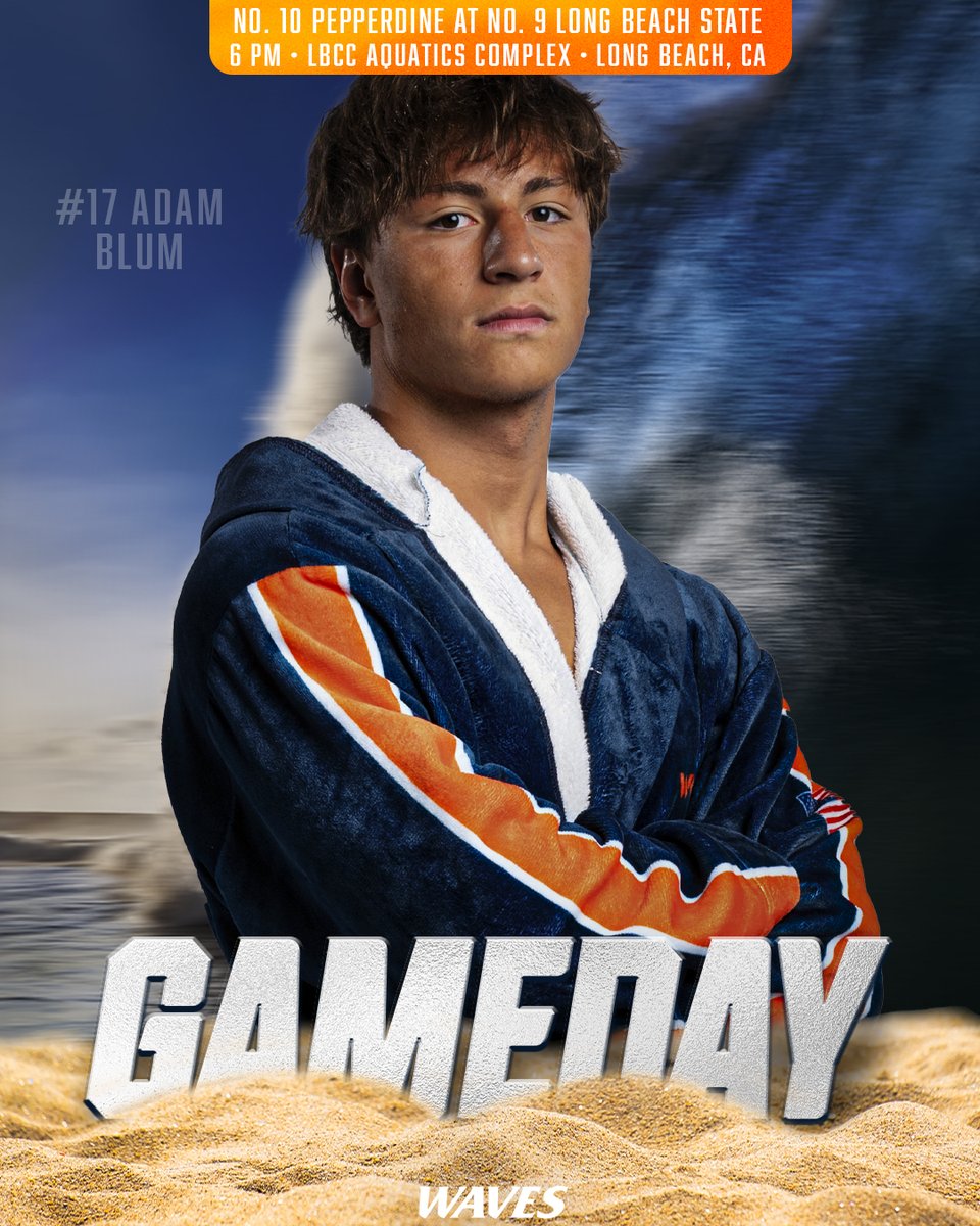 𝐆𝐀𝐌𝐄𝐃𝐀𝐘! Top-ten matchup down the coast 🌊

🆚 No. 9 Long Beach State
⏰ 6 PM
📍 Long Beach, Calif.
📊 gowav.es/4nzWn2x

#MakeWaves
